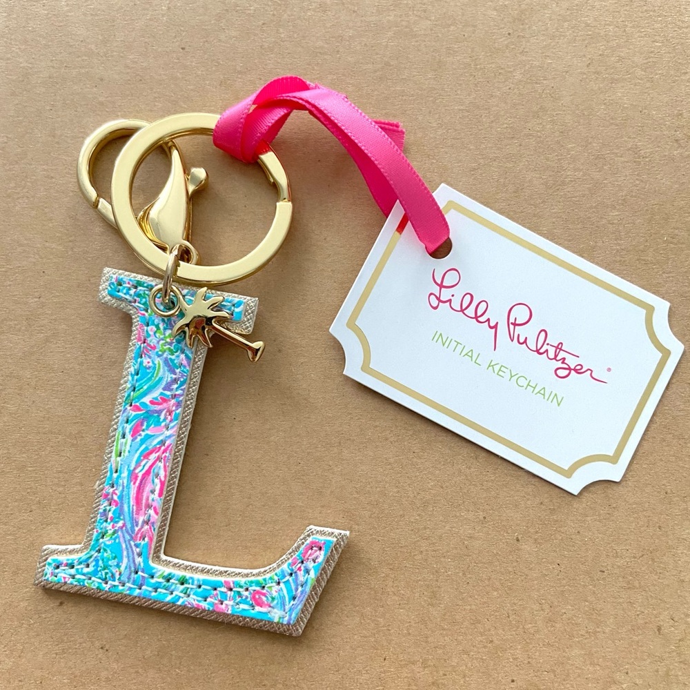 Lilly Pulitzer Initial Keychain